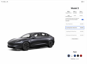 Tesla Model 3 Long Range RWD mit Heckantrieb wieder erhältlich: eine neue erschwingliche Option?