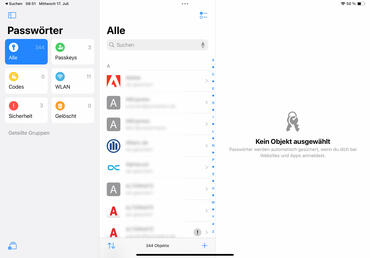 Apple Passwörter-App in iOS/iPadOS: So bringt die App Sicherheit und Komfort