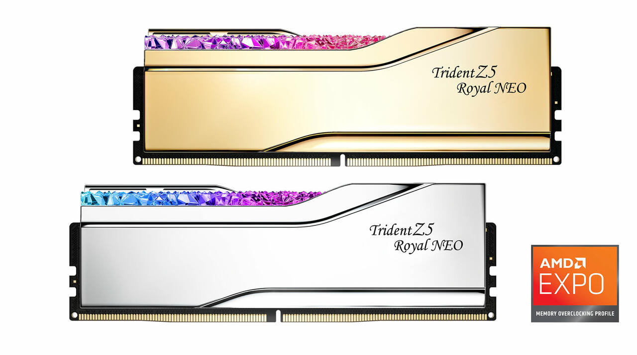 G.SKILL DDR5-8000 RAM mit AMD EXPO- Trident Z5 Royal Neo