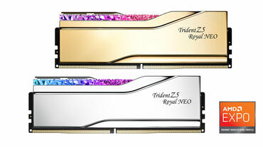 G.SKILL DDR5-8000 RAM mit AMD EXPO: Neue Trident Z5 Royal Neo-Serie vorgestellt