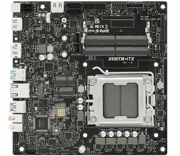 ASRock X600TM-ITX: Erstes AM5-Thin-MiniITX-Motherboard der Welt vor
