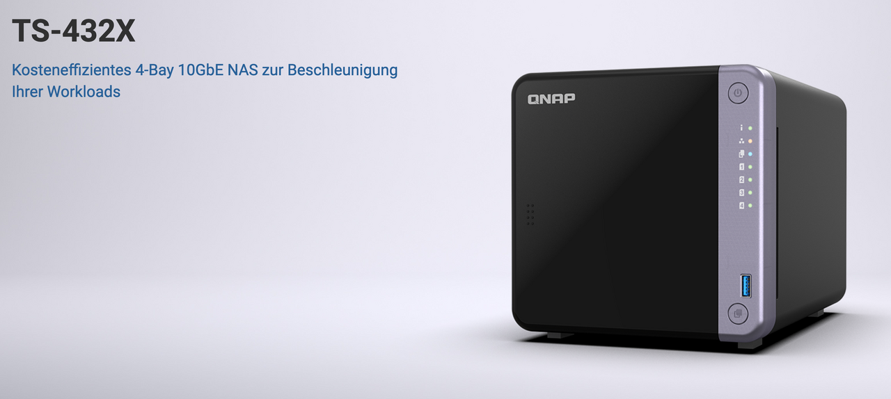 QNAP TS-432X und TS-632X   Bild © QNAP