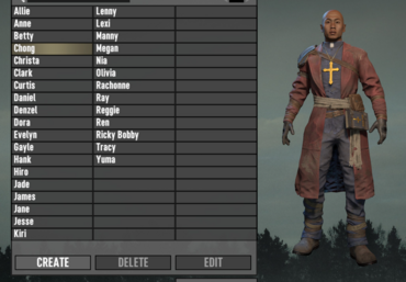 7 Days to Die 1.0 Release 002 Character