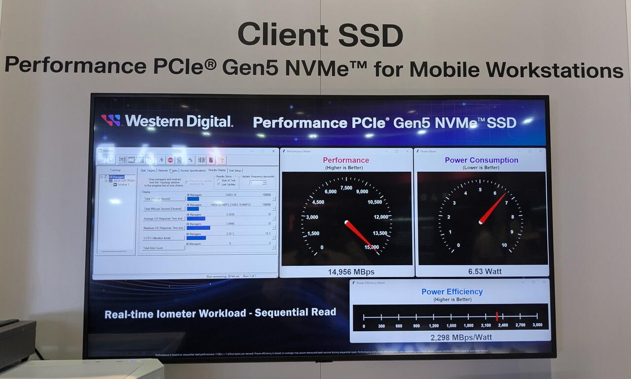 Western Digital PCIe-Gen5-SSDs    Bild © Anandtech