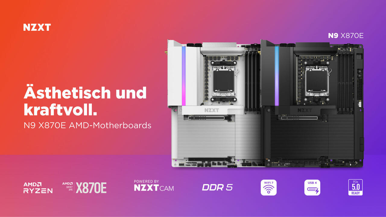 NZXT N9 X870E Motherboard Preis und Verfügbarkeit  Bild © NZXT