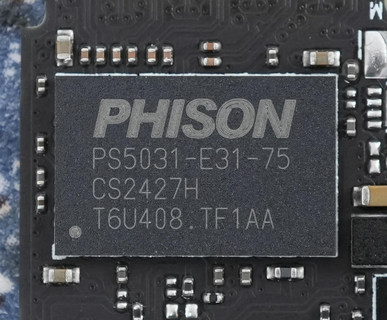 Phison E31 PCIe 5.0  Controller  Bild © Techpowerup