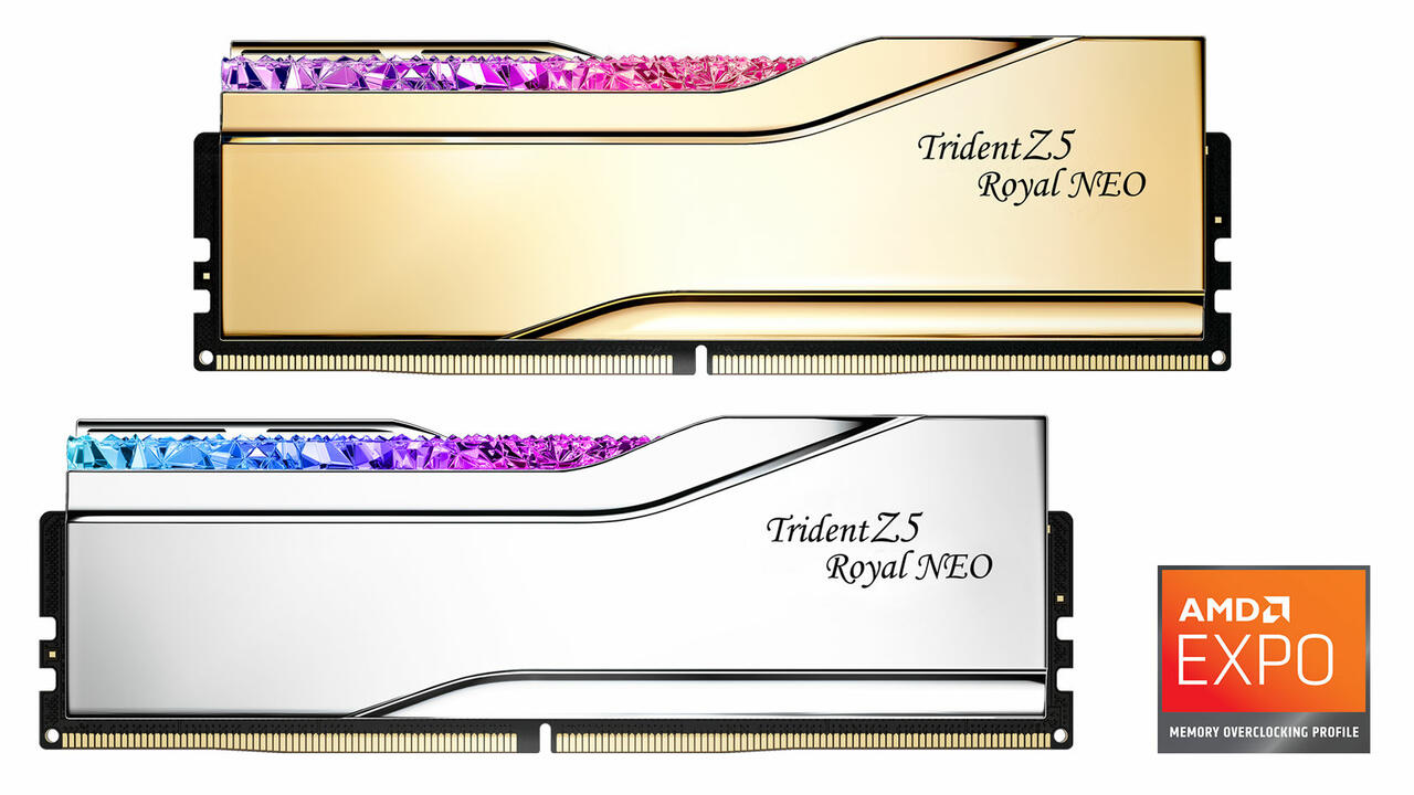 G.SKILL Trident Z DDR5 9000 CL44 56 56 48 GB RAM Kits  Bild © G.SKILL