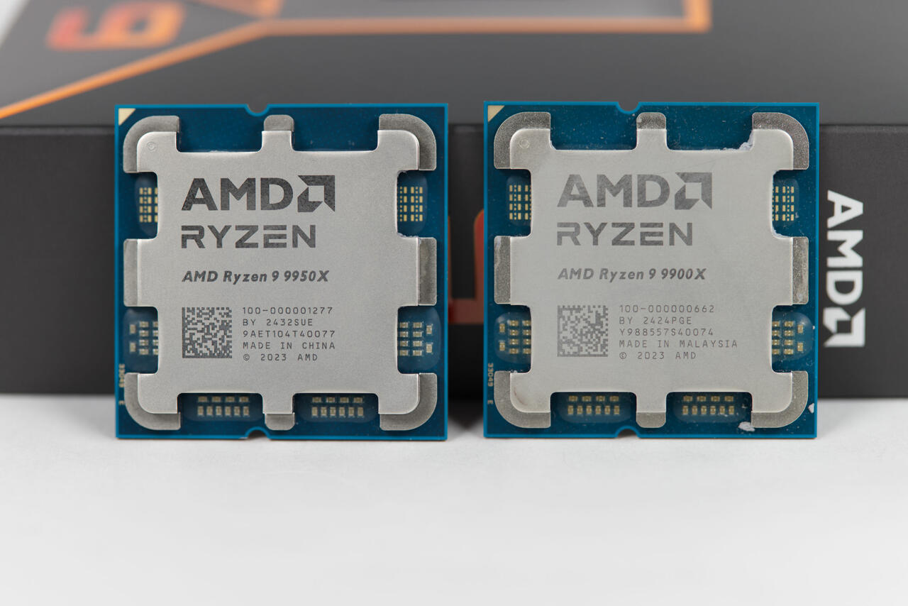 AMD Ryzen 9 9950X Ryzen 9 9900X Vergleich  Bild © PCMasters.de