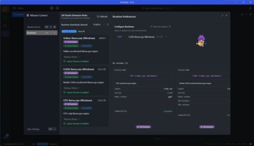 LM Studio Runtimes Support