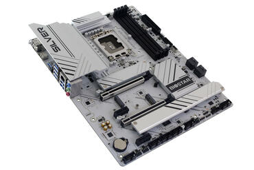 BIOSTAR Z890A SILVER Motherboard Seitenansicht