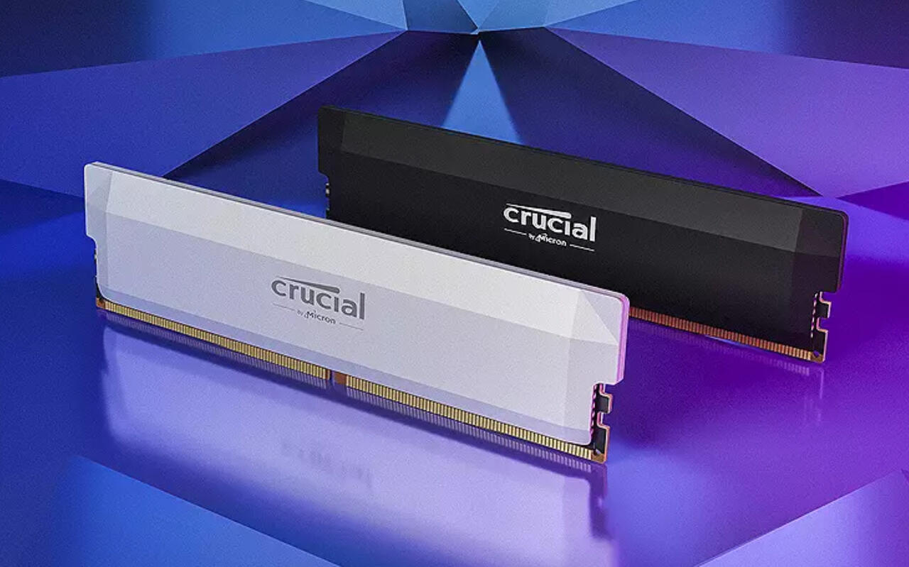 Crucial DDR5 Pro Overclocking (OC) DDR5 6400 RAM  Bild © Crucial