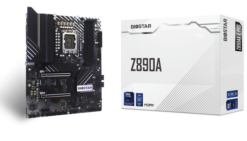 BIOSTAR Z890AX-E PRO Motherboard offiziell vorgestellt 