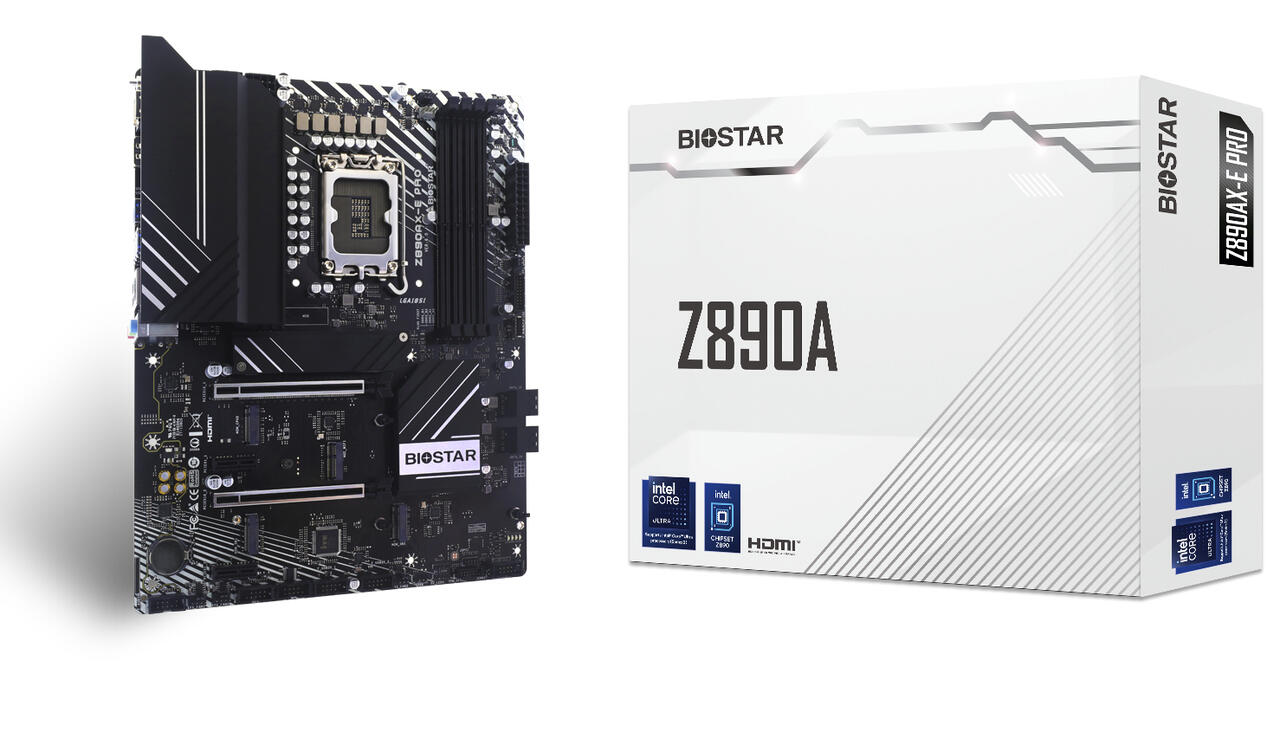 BIOSTAR Z890AX E PRO Motherboard  Bild © BIOSTAR