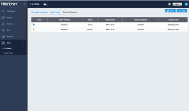 TRENDnet TL2 F7120 Management Firmware Images