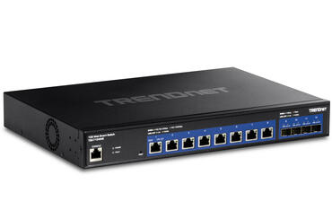 TRENDnet TEG-7124WS: Leistungsstarker 12-Port 10G-Smart-Switch für SMB-Netzwerke mit 4x 10G SFP+-Ports