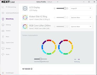 NZXT Kraken Elite v2 240 RGB CAM Lüfter