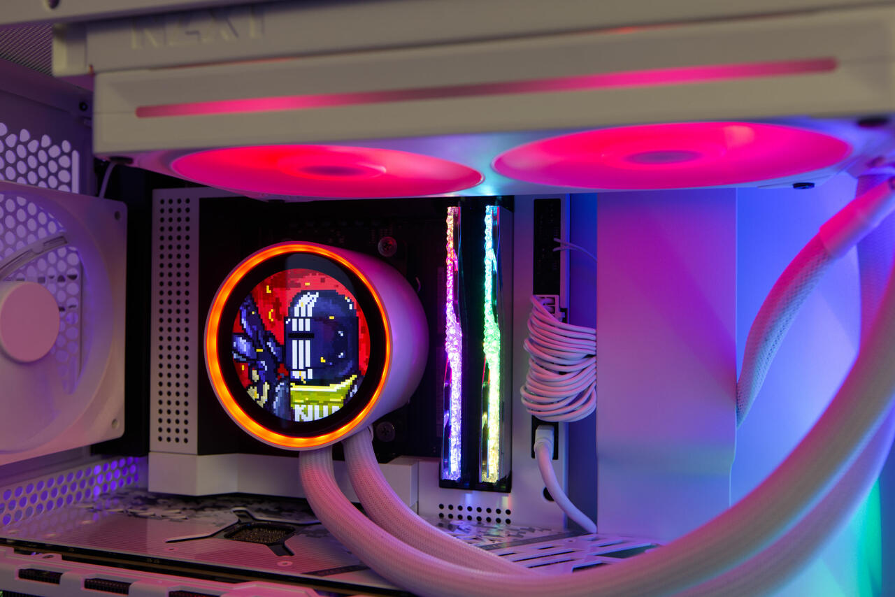 NZXT Kraken Elite 240 RGB ARGB Beleuchtung  Bild © PCMasters.de