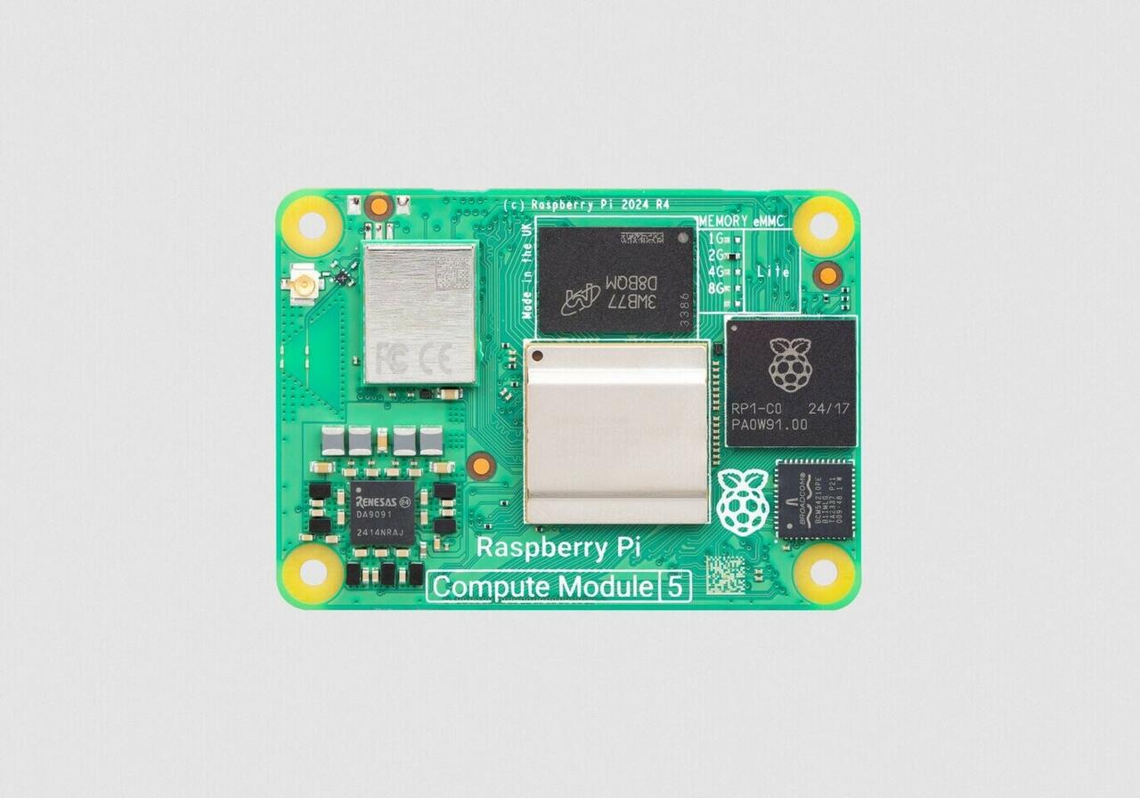 Raspberry Pi Compute Module 5  Bild © Raspberry Pi Foundation 