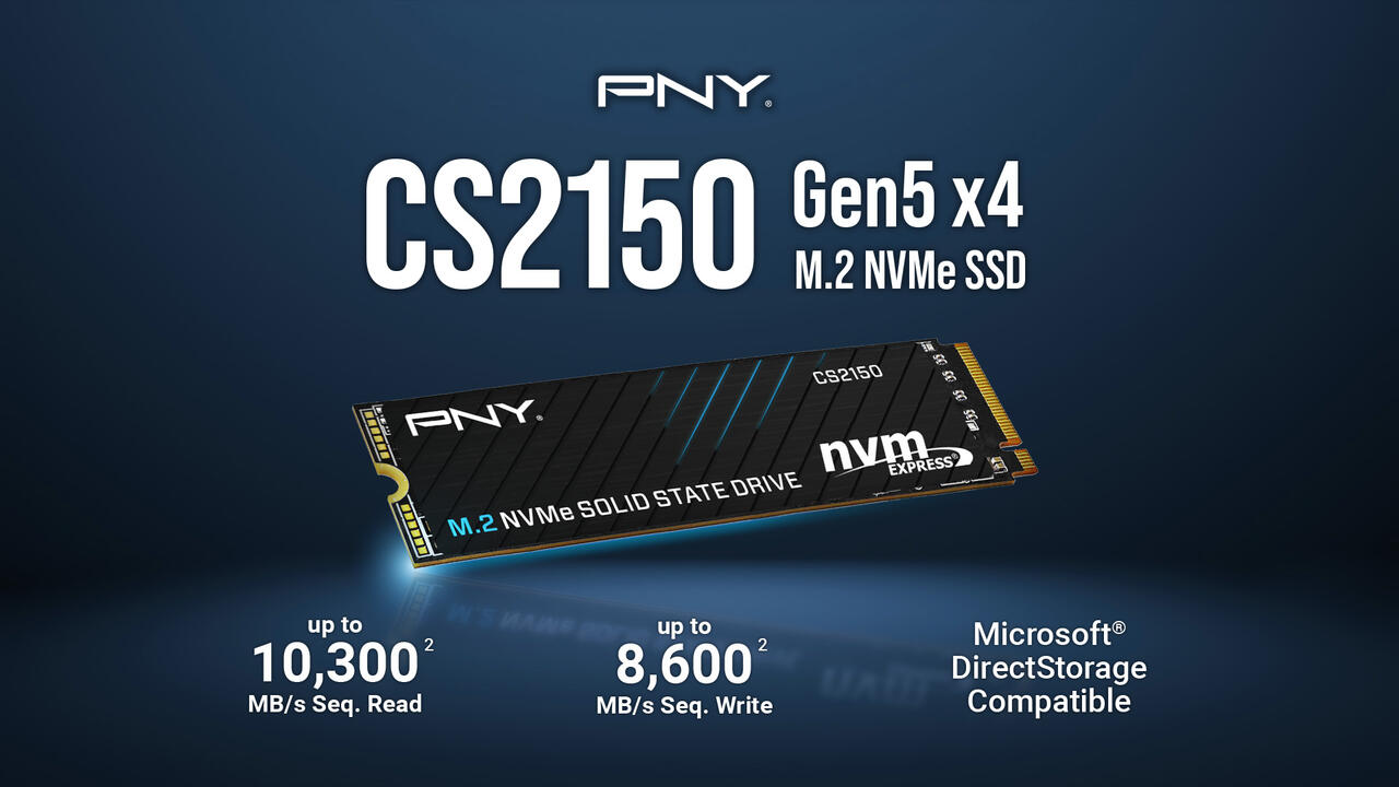 PNY CS2150 SSD  Bild © PNY