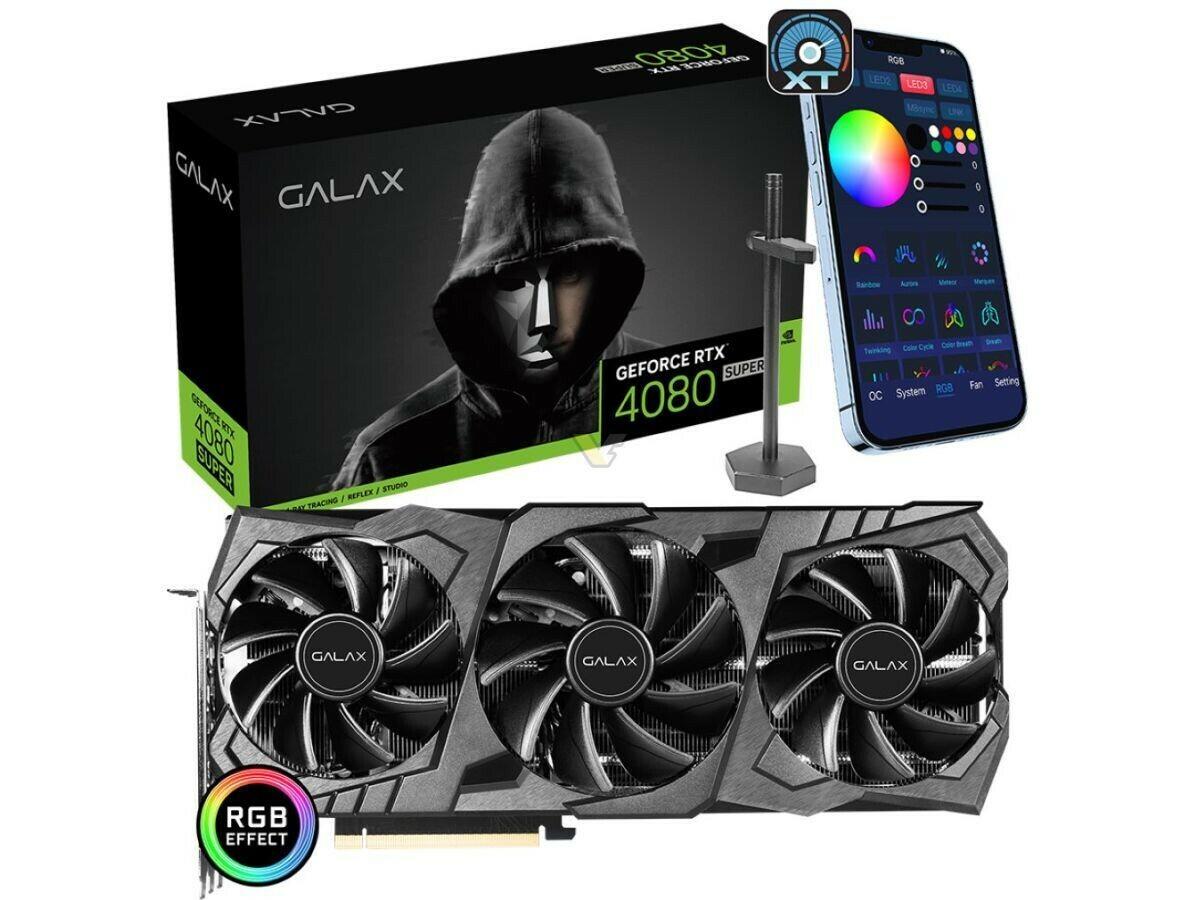 GALAX GeForce RTX 4080 SUPER 3X Grafikkarte  Bild © GALAX