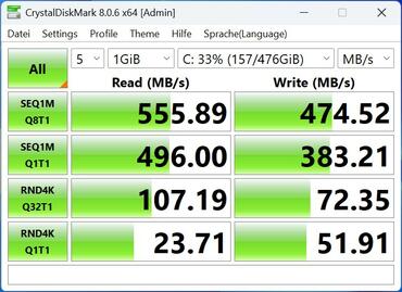 NiPoGi AM06 PRO CrystalDiskMark