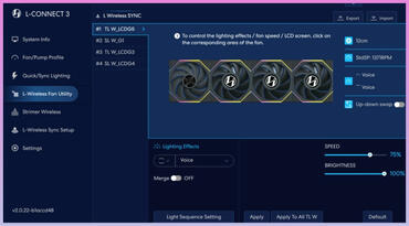 Lian Li UNI FAN TL Software
