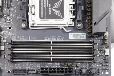 BIOSTAR X870E Valkyrie DDR5 RAM Slots