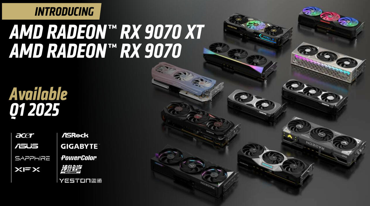 Radeon RX 9070 XT und RX 9070 Release  Bild © AMD