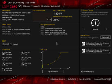 ASUS ROG STRIX B850 F GAMING WIFI EZ Mode