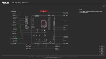 ASUS ROG STRIX B850 F GAMING WIFI Advanced Q Dashboard