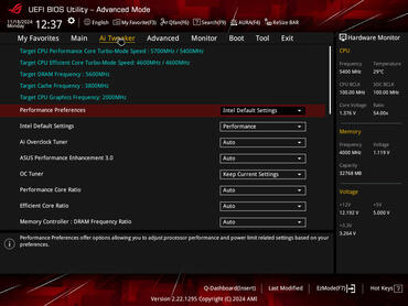 ASUS ROG STRIX B860 F Gaming WIFI BIOS Main