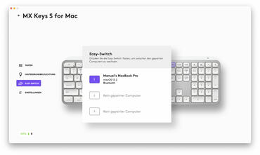 Logitech Keys S for Mac Logioptions+ 7