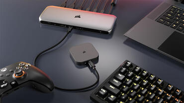 CORSAIR EX400U USB4 angeschlossen