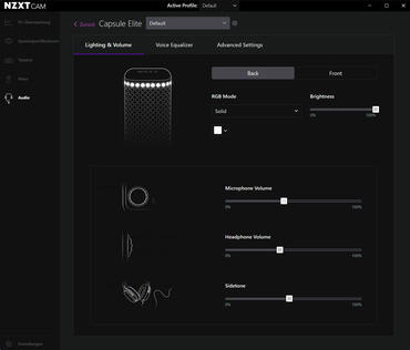 NZXT Capsule Elite Software 1