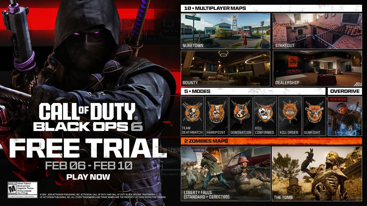 Call of Duty Black Ops 6 Free Trial  Bild © Activision