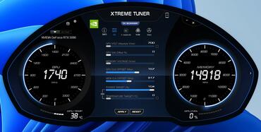 MSI GeForce RTX 5090 Gaming Trio Übertaktung