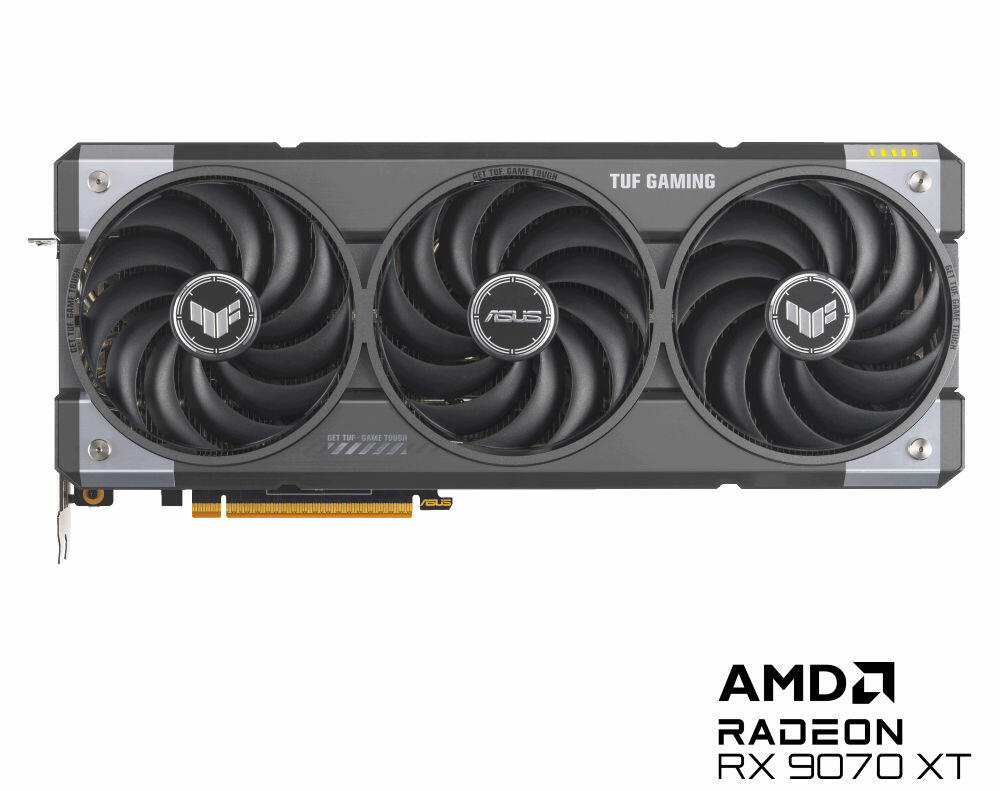 Radeon RX 9070 und RX 9070 XT TUF Gaming Edition  Bild © ASUS