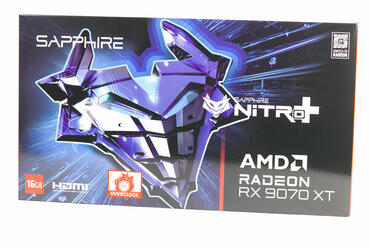 Sapphire Radeon RX 9070 XT Nitro+Verpackung