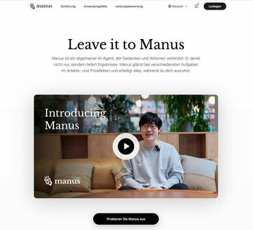 KI-Agent Manus: Automatisierung und Recherche mit KI-Agent aus China