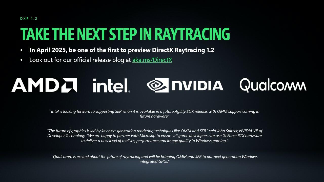 DirectX Raytracing 1.2 und Neural Rendering  Bild © Microsoft