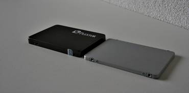 Plextor M6: Prototyp der 5-Millimeter-SSD auf der IFA