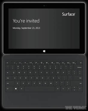 Microsoft Surface 2: Vorstellung am 23. September