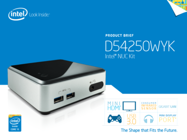 Intel NUC D54250WYK: Aktualisiertes Modell mit "Haswell"-Core i5 und HD 5000