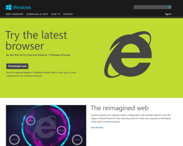 Internet Explorer 11: Release Preview nun auch für Windows 7 verfügbar