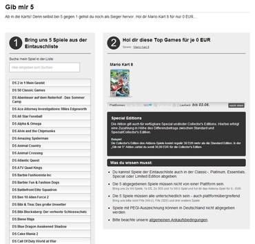 Mario Kart 8 gratis bei Gamestop